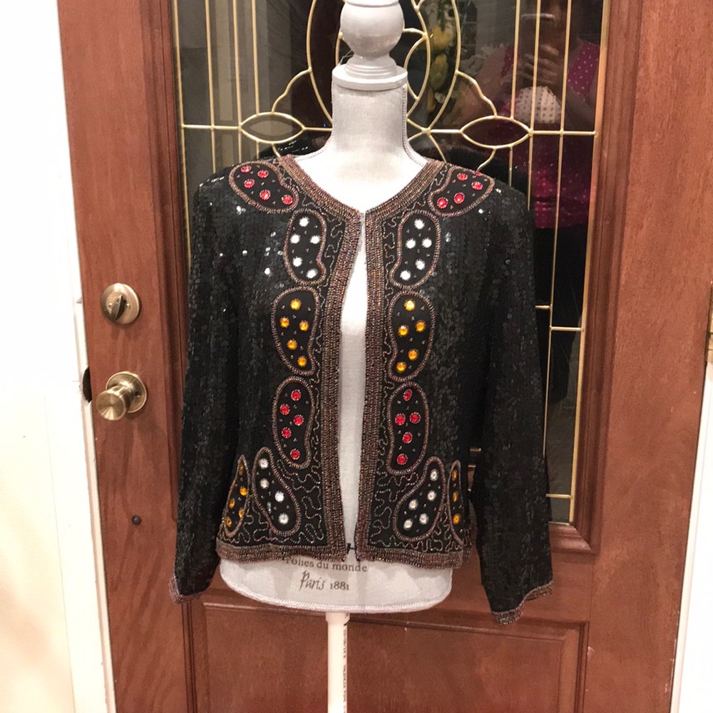 Royal Feelings sequence vintage black jacket